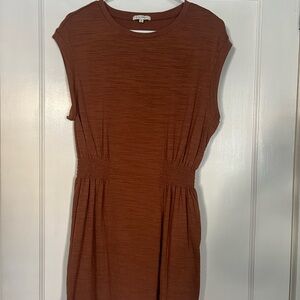 Z Supply Rowan textured mini dress - copper brown